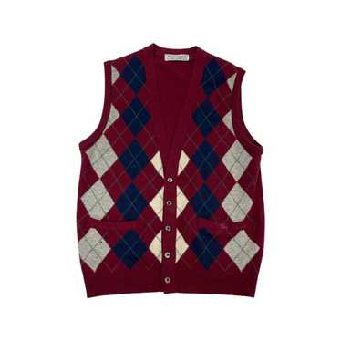 Burberry Vintage 90s Burberrys 100% Wool Knit Vest - image 1