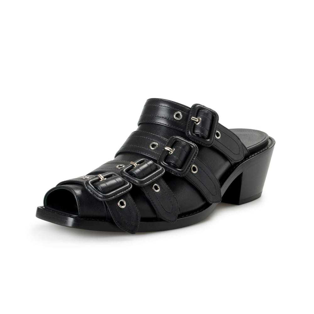 Versace Leather mules - image 1