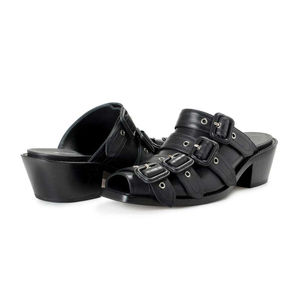 Versace Leather mules - image 2