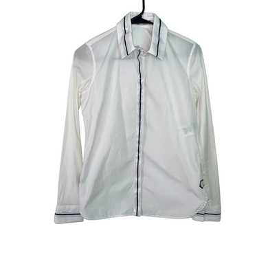 BALENCIAGA PARIS BY NICOLAS GHESQUIÈRE WHITE BUTTON DOWN SHIRT 38