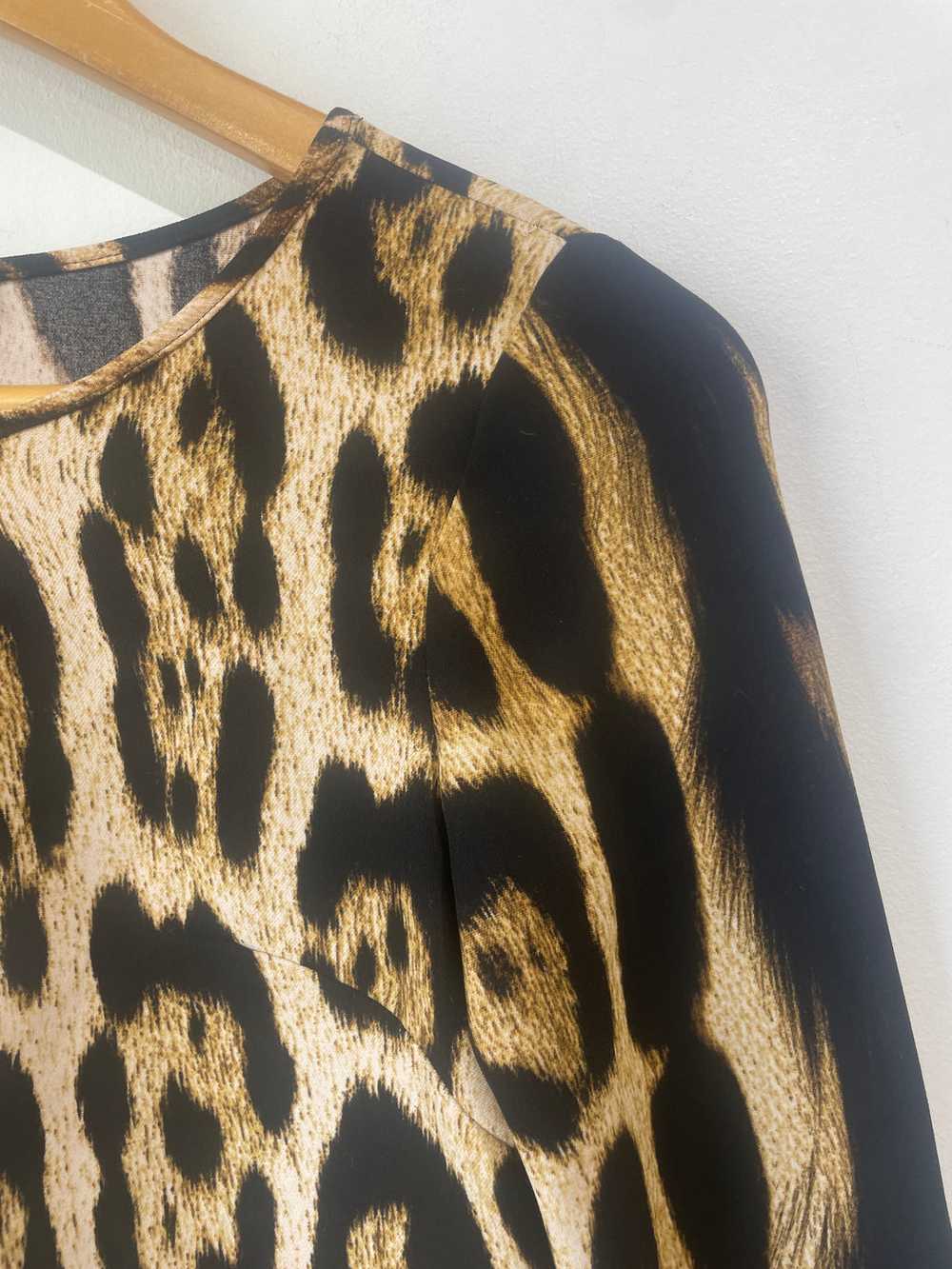 Just Cavalili Leopard Asymmetrical Dress - image 2