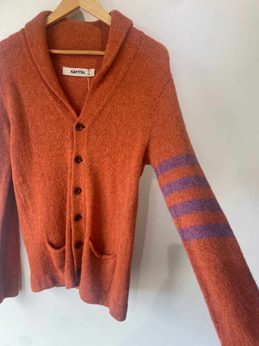 Kapital Wool Collared Cardigan - image 2