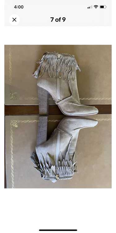 Aquazzura Tiger Lilly Fringe Bootie