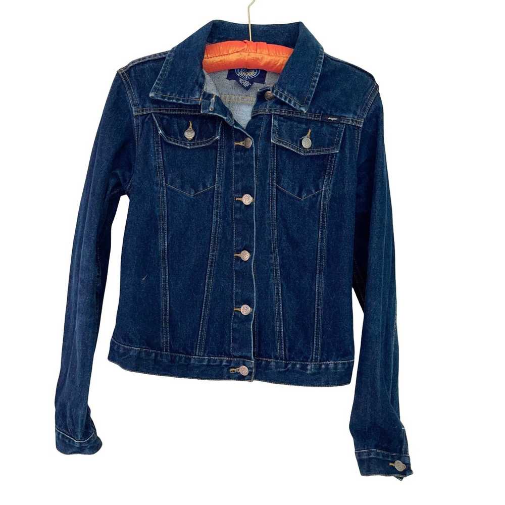 Vintage Vintage Womens Denim Jacket Blue Size Sma… - image 3