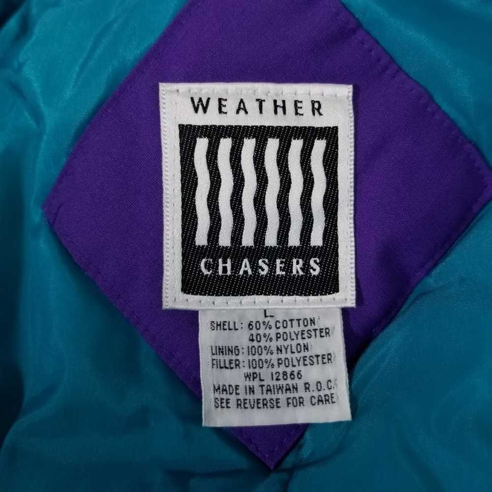 Retro Jacket × Vintage VTG Retro Weather Chasers … - image 7