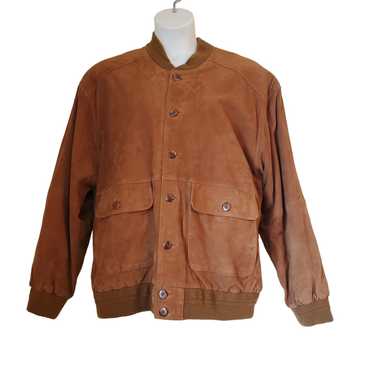 Scully Leather Scully XL Brown Leather Bomber Jac… - image 1