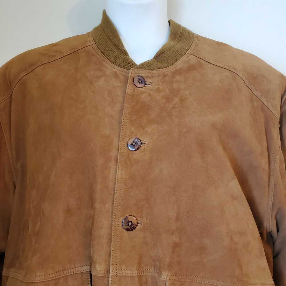 Scully Leather Scully XL Brown Leather Bomber Jac… - image 4