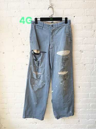 Vintage Vintage Thrashed and repaired workman pant