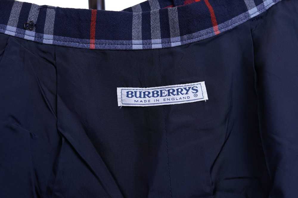 Burberry Burberry London Blue Plaid Vintage Skirt… - image 10