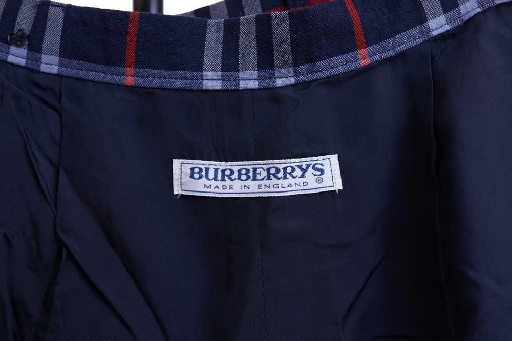 Burberry Burberry London Blue Plaid Vintage Skirt… - image 12