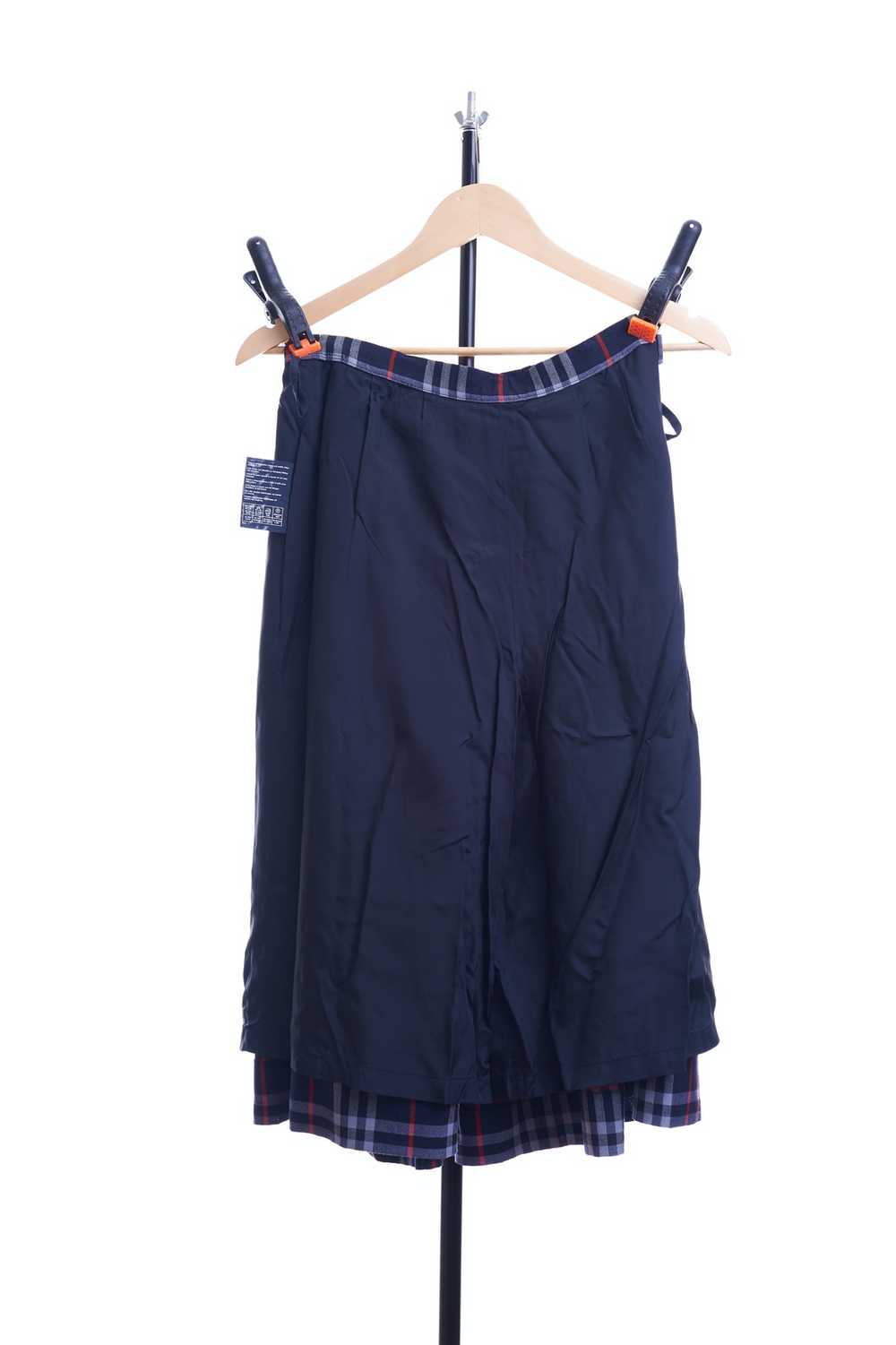 Burberry Burberry London Blue Plaid Vintage Skirt… - image 6