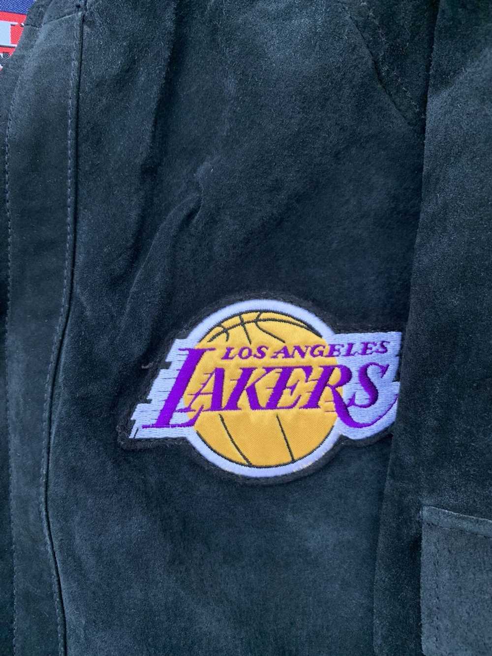 Lakers × NBA × Vintage Lakers Leather Coat - image 2