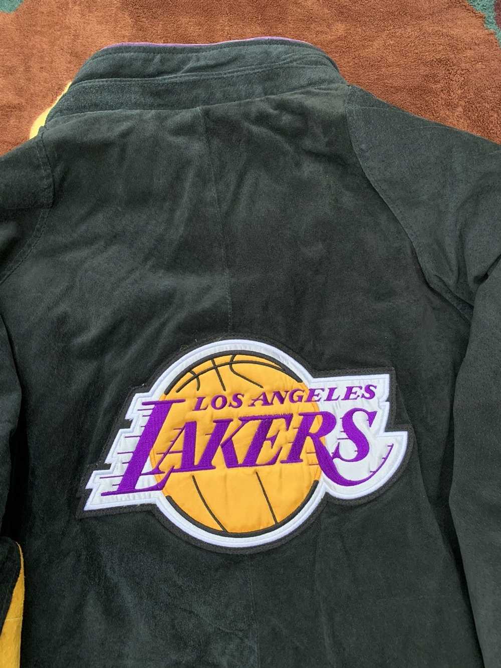 Lakers × NBA × Vintage Lakers Leather Coat - image 6