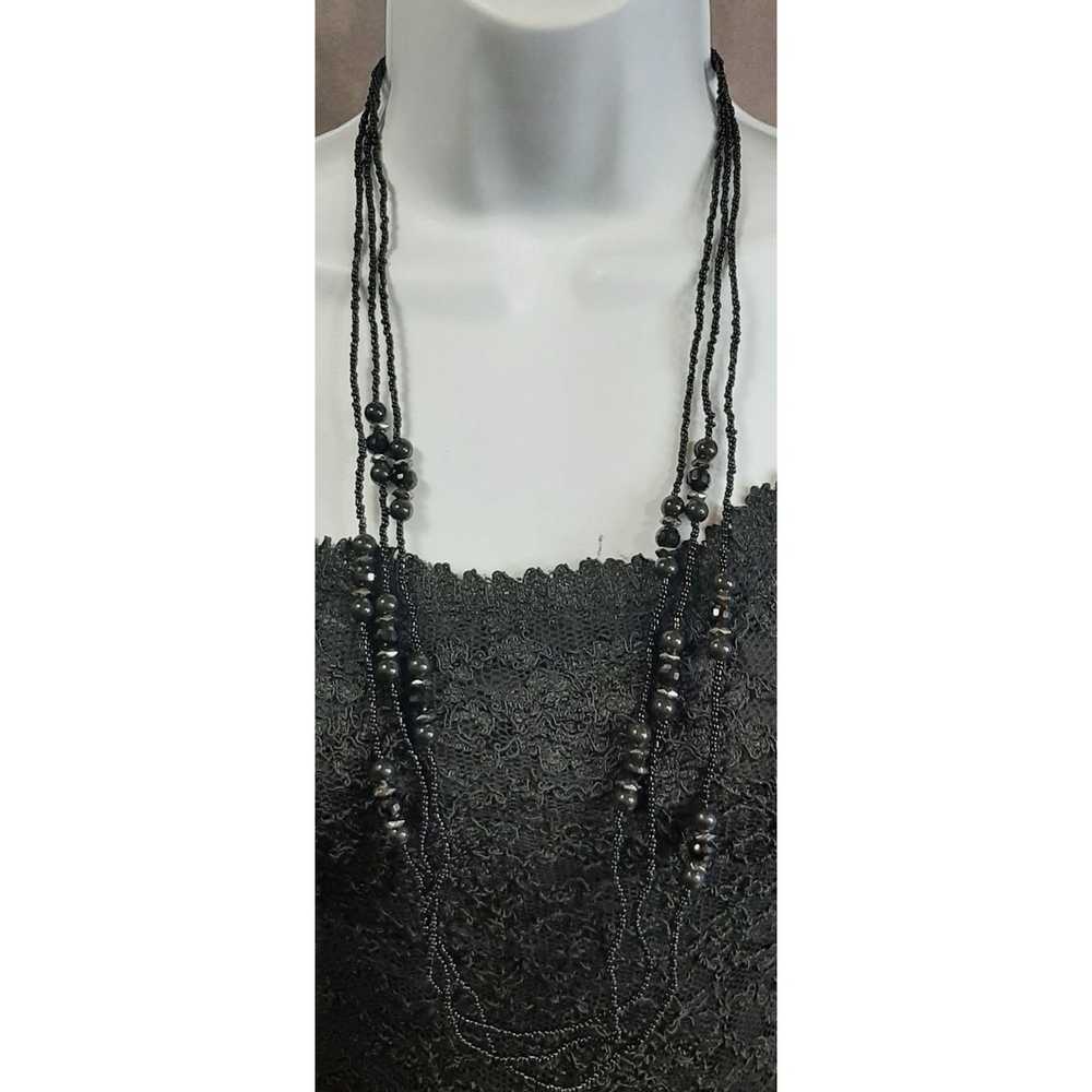 Other Gothic Multilayer Beaded Necklace - image 1