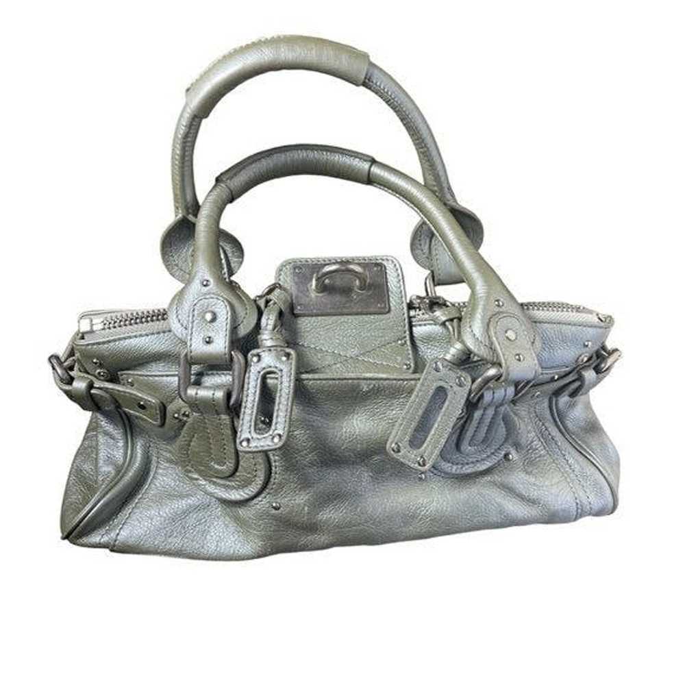 Chloe Chloe 90’s silvery/Beige Handbag - image 5