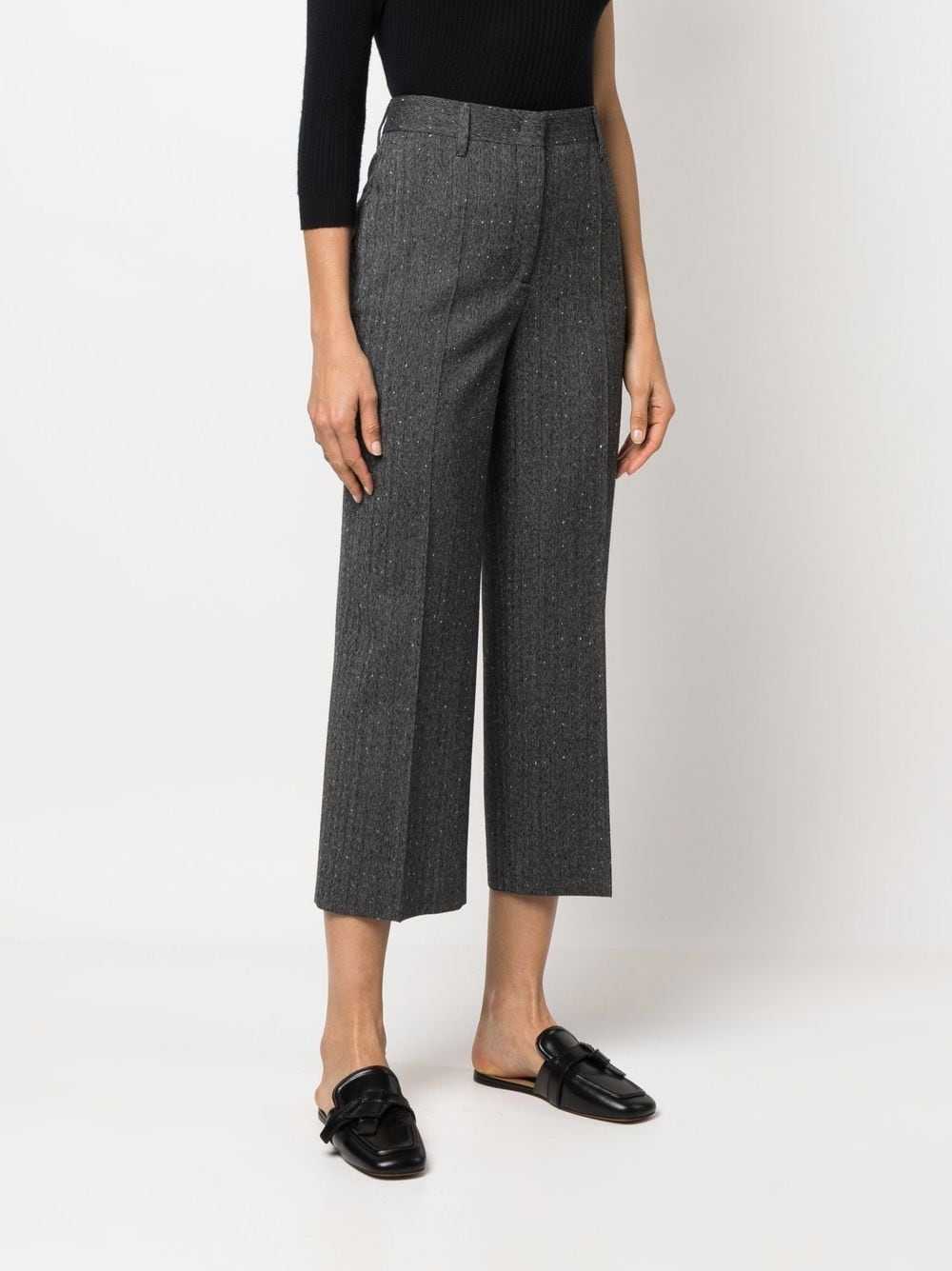 Prada Pre-Owned 2010s cropped tailored trousers -… - image 3