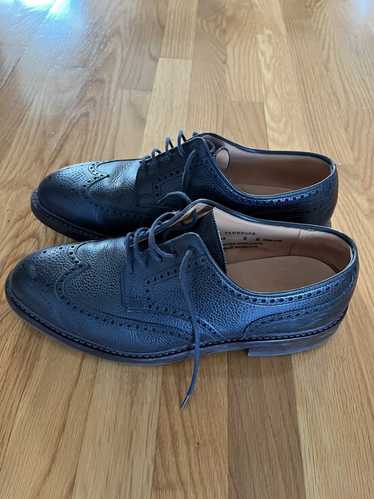 Crockett & Jones Pembroke Navy Scotch Grain shoes