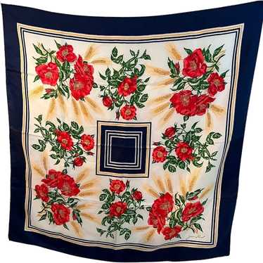 Vintage Jean Parel silk scarf