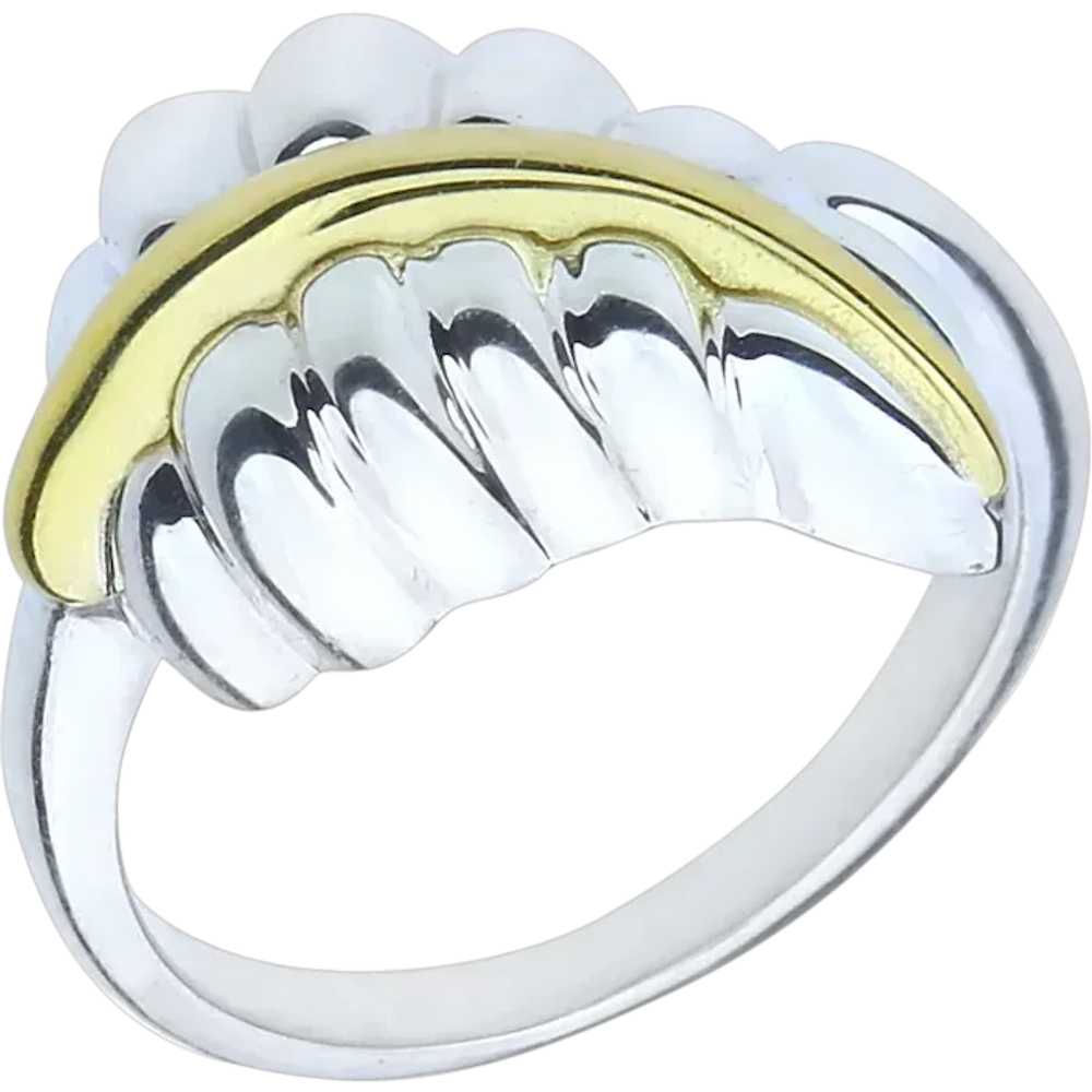 Tiffany & Co. 18K Yellow Gold and Sterling Silver… - image 1
