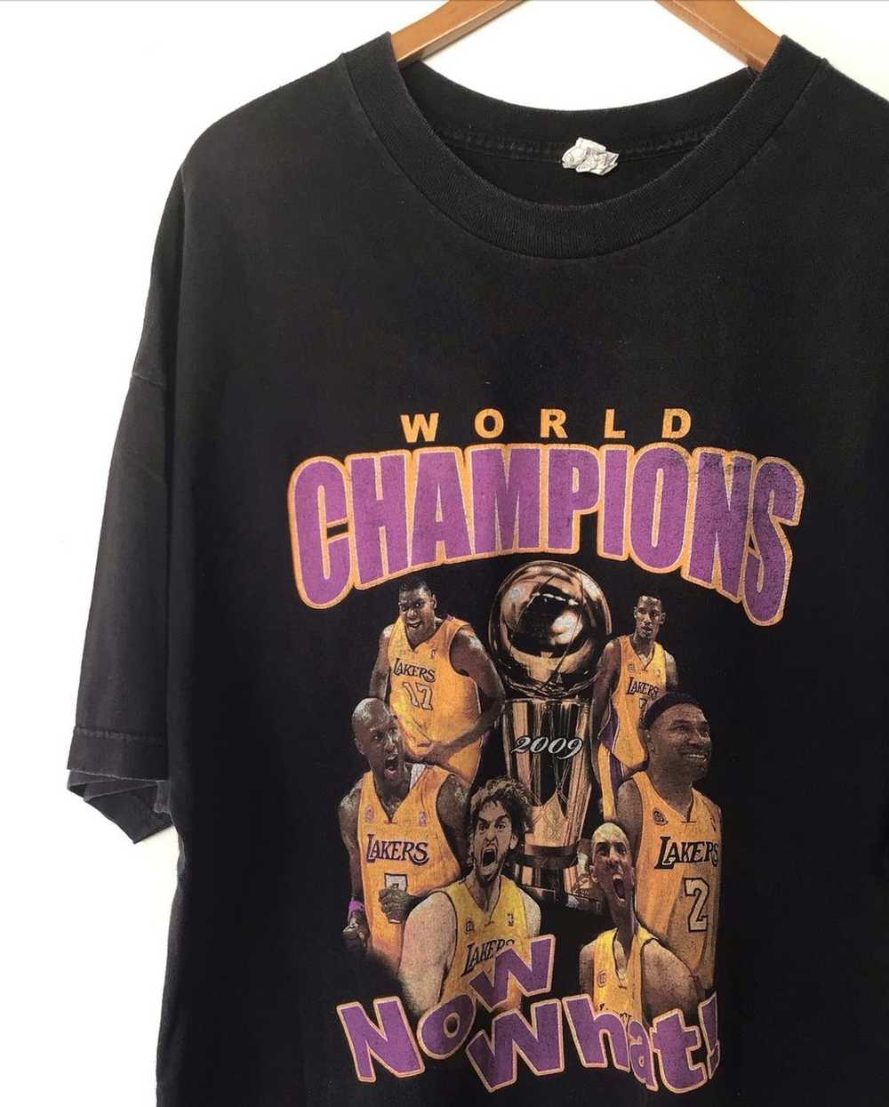 Chicago Bulls × Lakers × NBA Lakers Rap tee 2009 - image 1