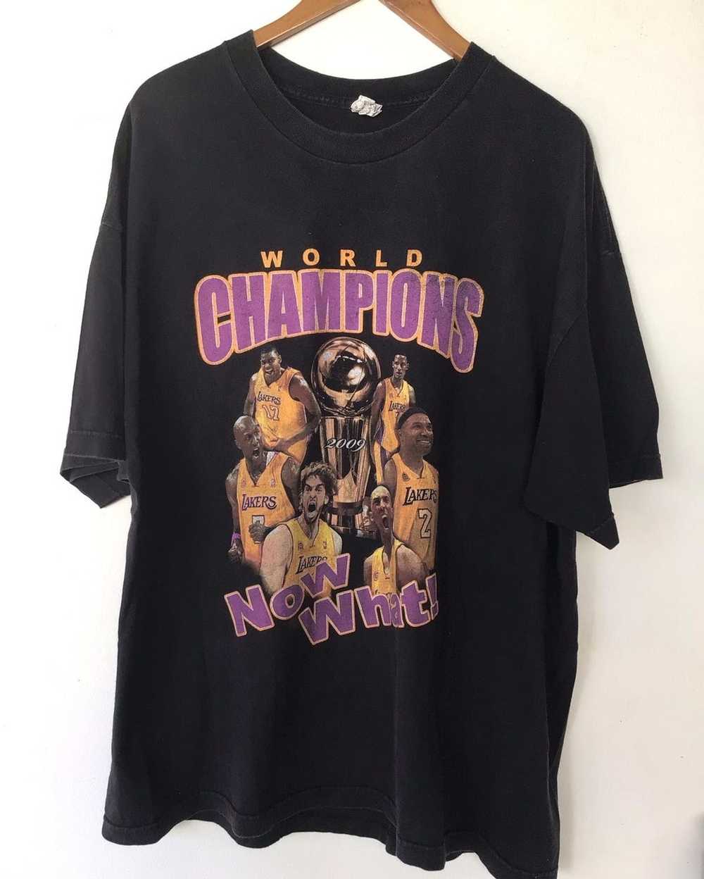 Chicago Bulls × Lakers × NBA Lakers Rap tee 2009 - image 2