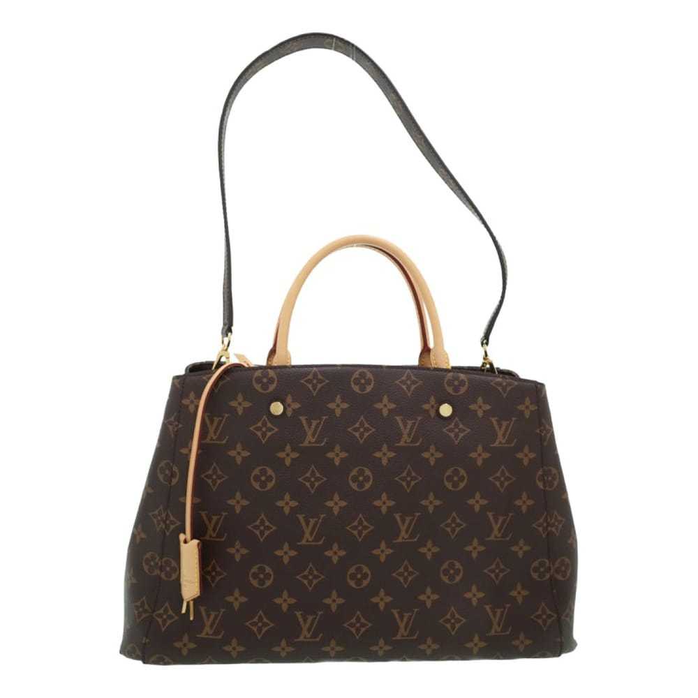 Louis Vuitton Montaigne leather handbag - image 1