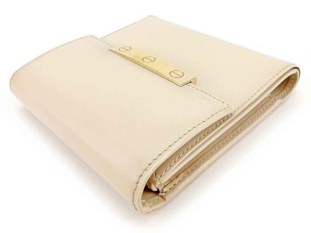 Cartier Three Folded Wallet Love Collection Beige… - image 3