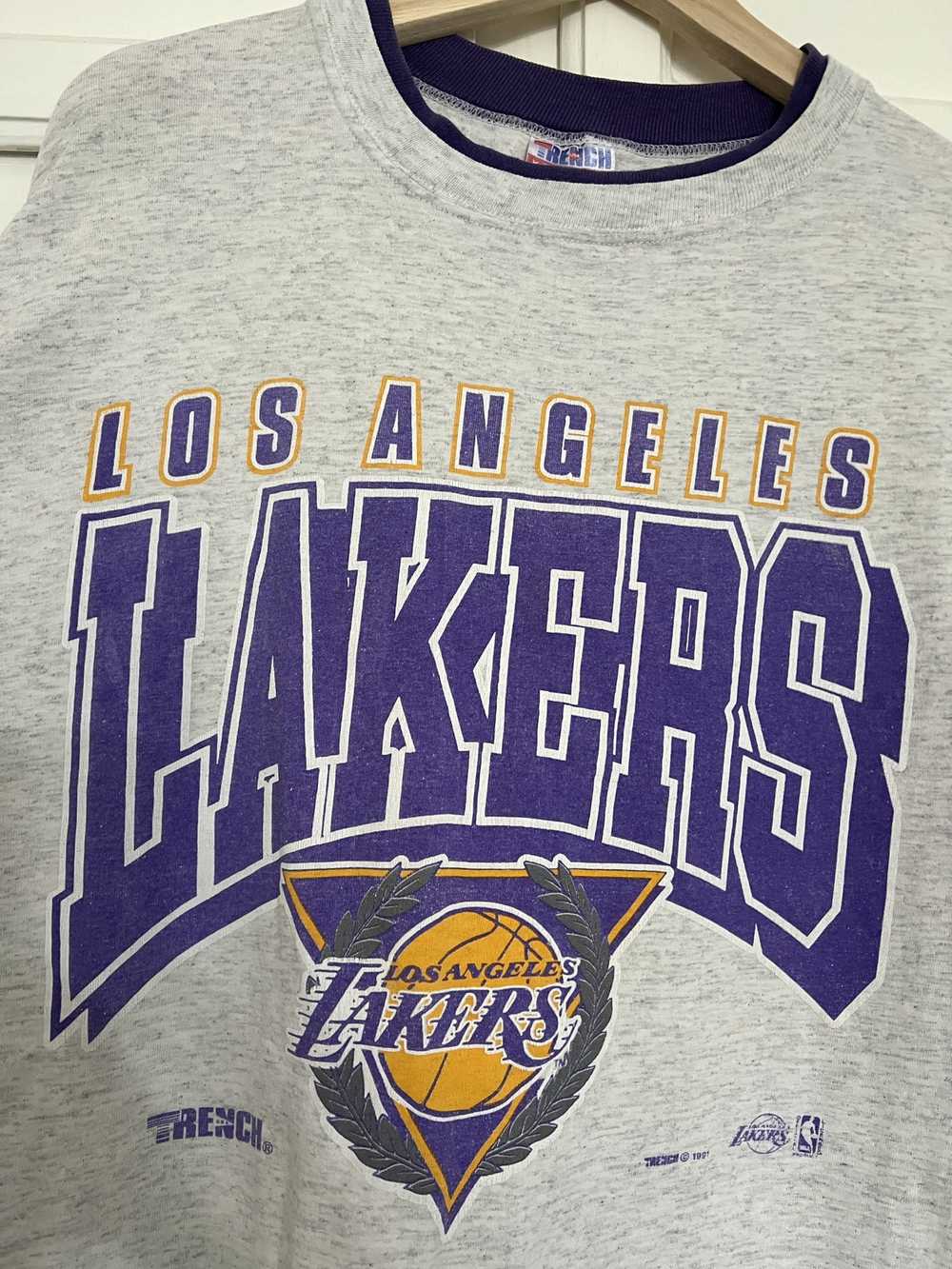 Vintage LA Lakers Trench Ultra 1991 Basketball Made i… - Gem