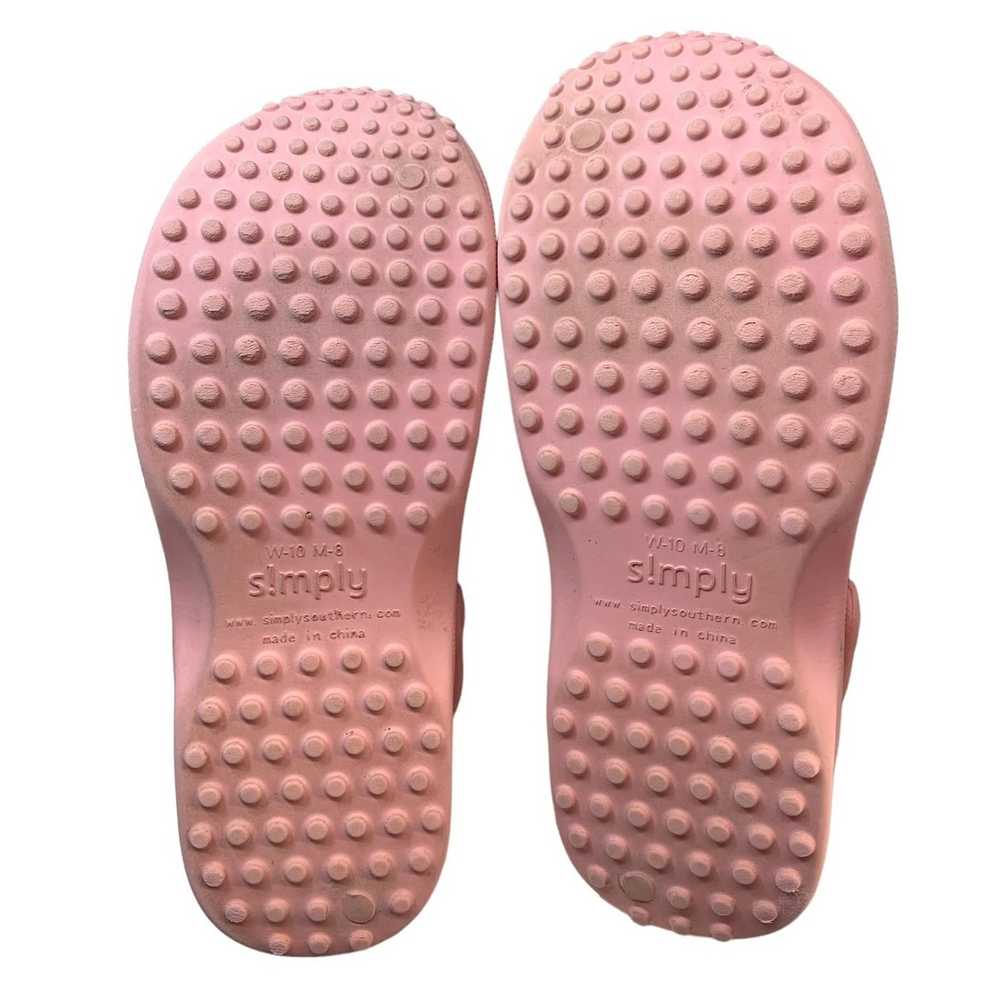Streetwear Simply Southern Flamingo Pink EVA Rubb… - image 10