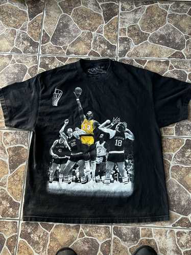 BrooklynThread Vintage T-Shirt | L.A. Lakers Shirt Pullover NBA Basketball Streetwear Shirt Purple Yellow | Size L