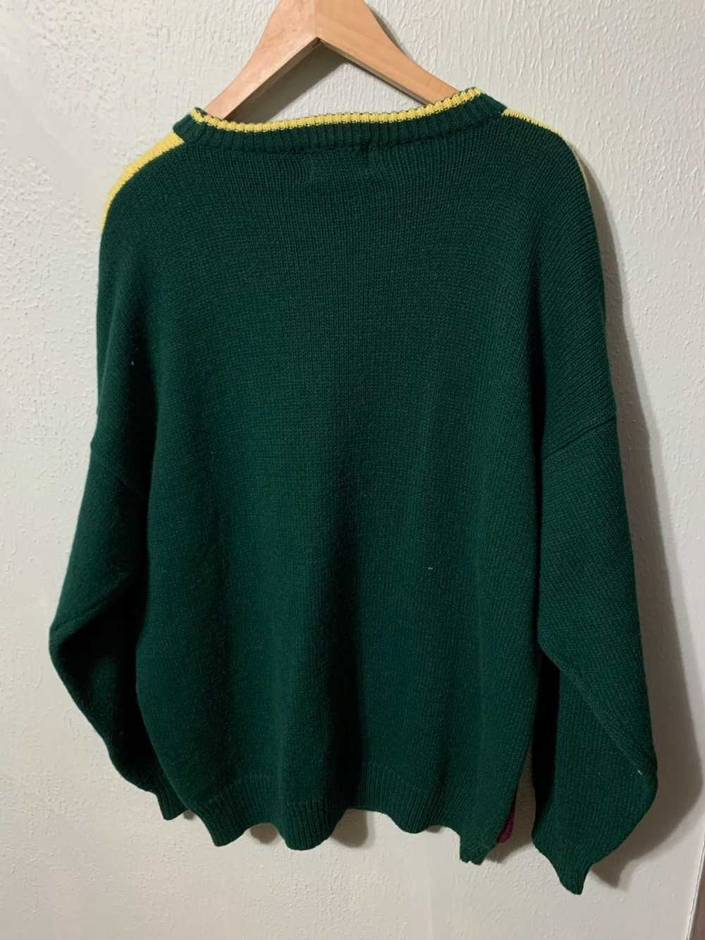 Coloured Cable Knit Sweater × Vintage Vintage Col… - image 3
