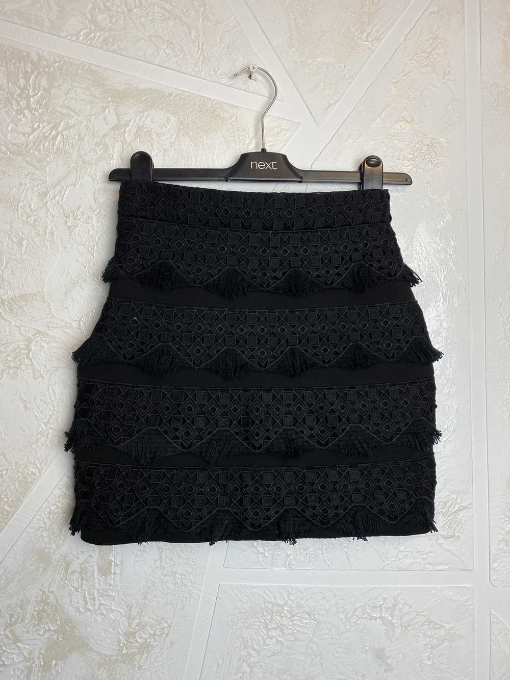 Maje Maje Paris Black Mini Skirt Geometric Patter… - image 10