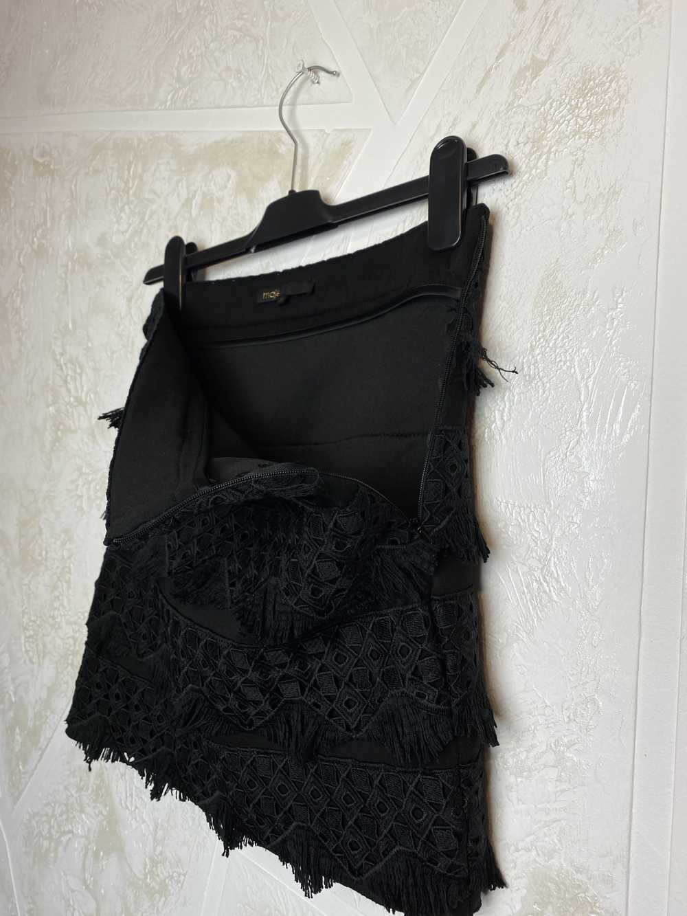 Maje Maje Paris Black Mini Skirt Geometric Patter… - image 7