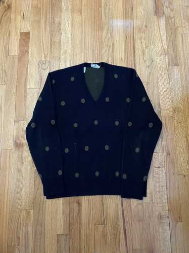 Vintage Vintage polka dot knit sweater