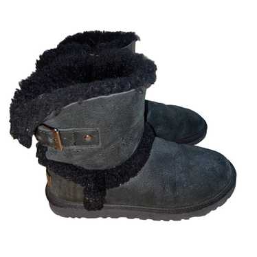 Ugg UGG Airehart Wool Lined Black Boots - image 1