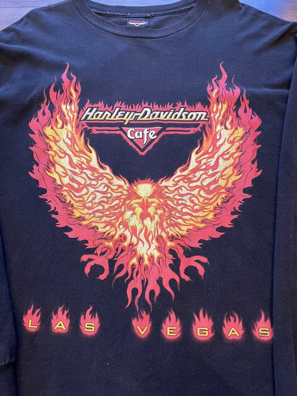 Harley Davidson Vintage Harley Phoenix Longsleeve - image 2