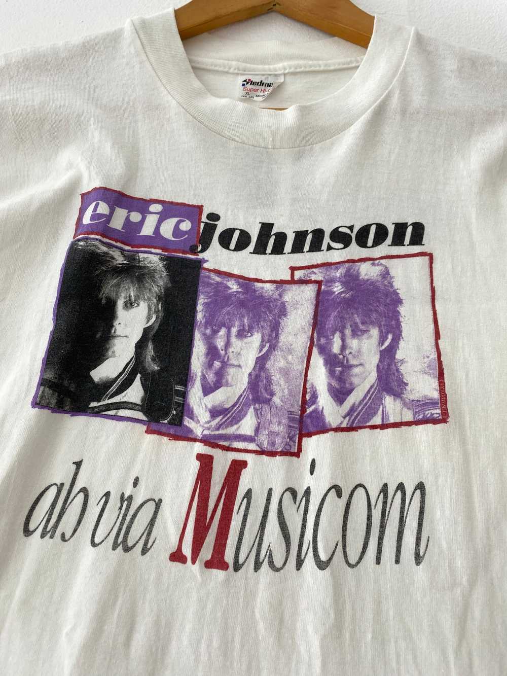 Vintage Eric Johnson "ah via Musicom" T-Shirt Sz.… - image 2