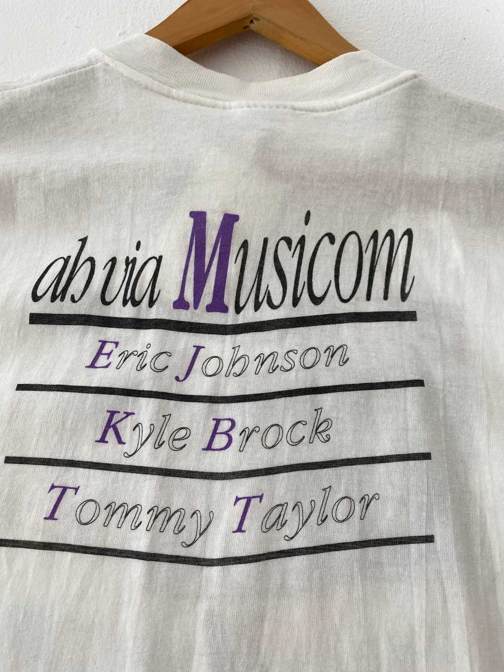 Vintage Eric Johnson "ah via Musicom" T-Shirt Sz.… - image 6