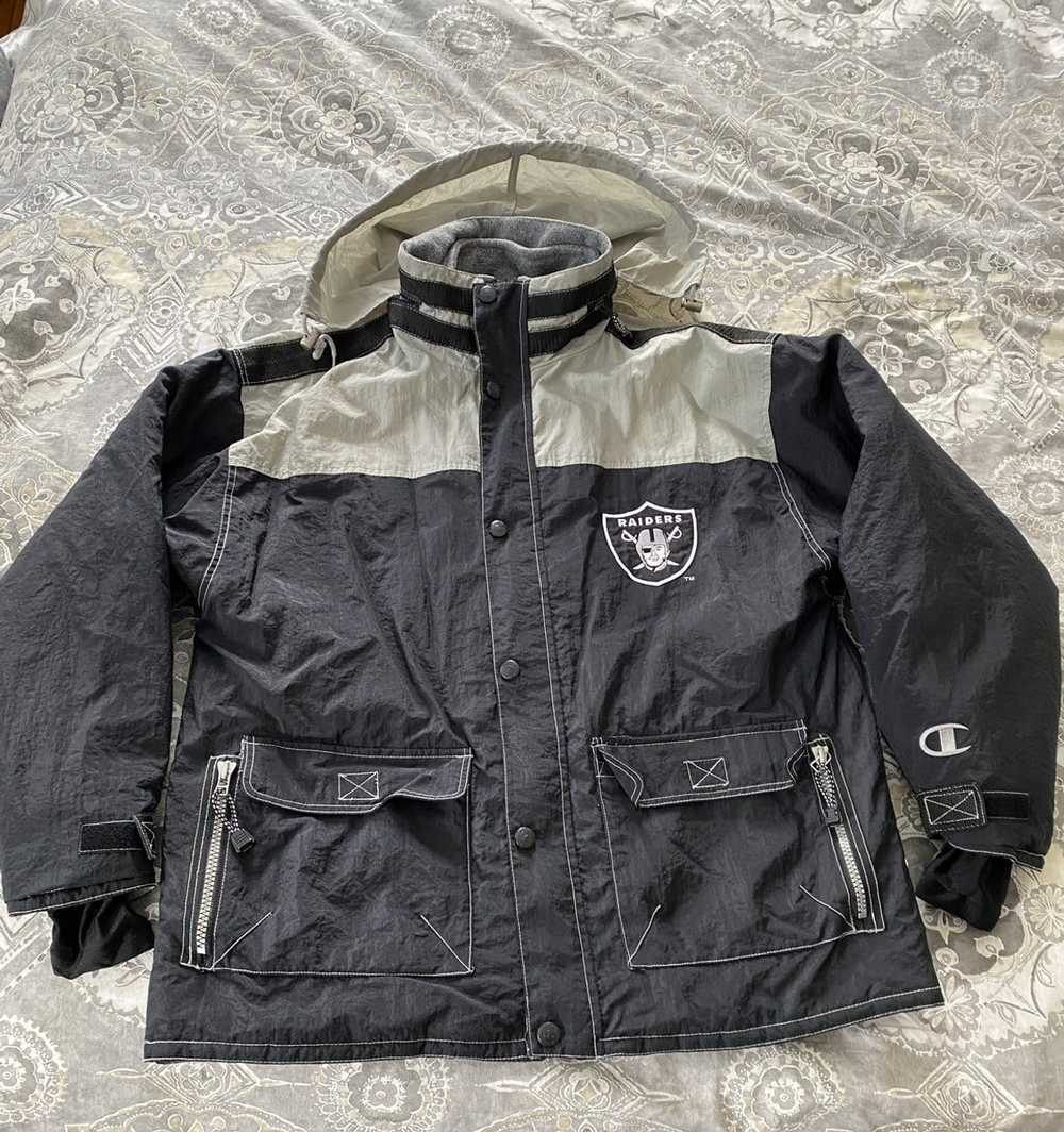 NFL Oakland Raiders Football Team Collection Pullover Windbreaker Jack –  Lhük