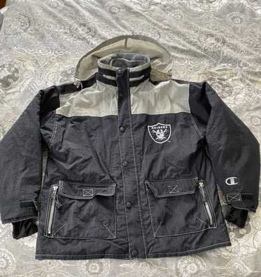 Vintage 1980s Oakland Raiders Starter Satin Black Jacket