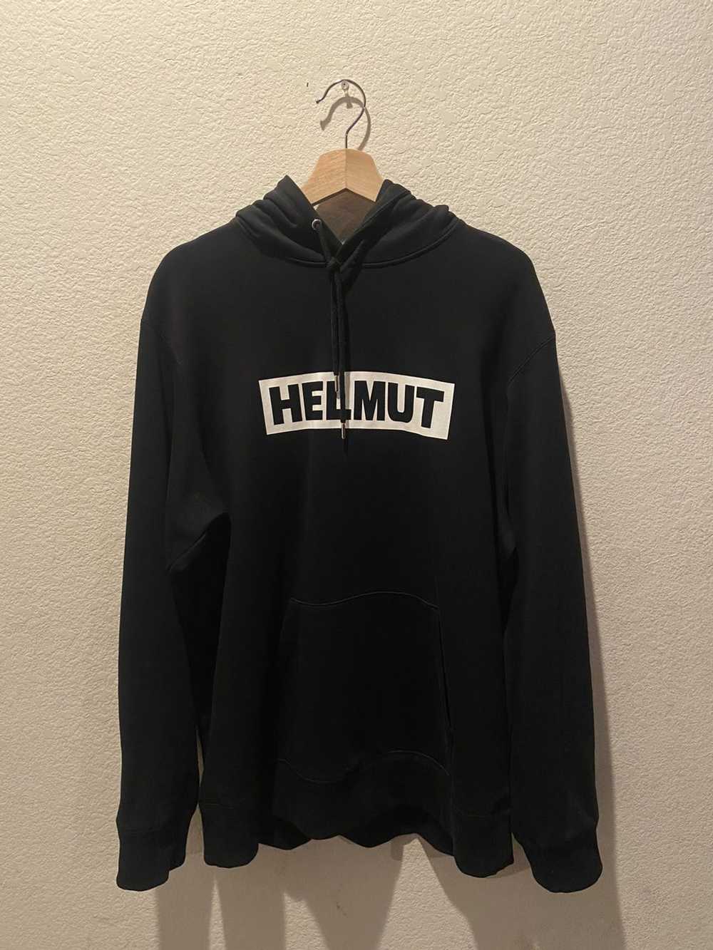 Helmut Lang Helmut Lang Box Logo Hoodie Black - image 1