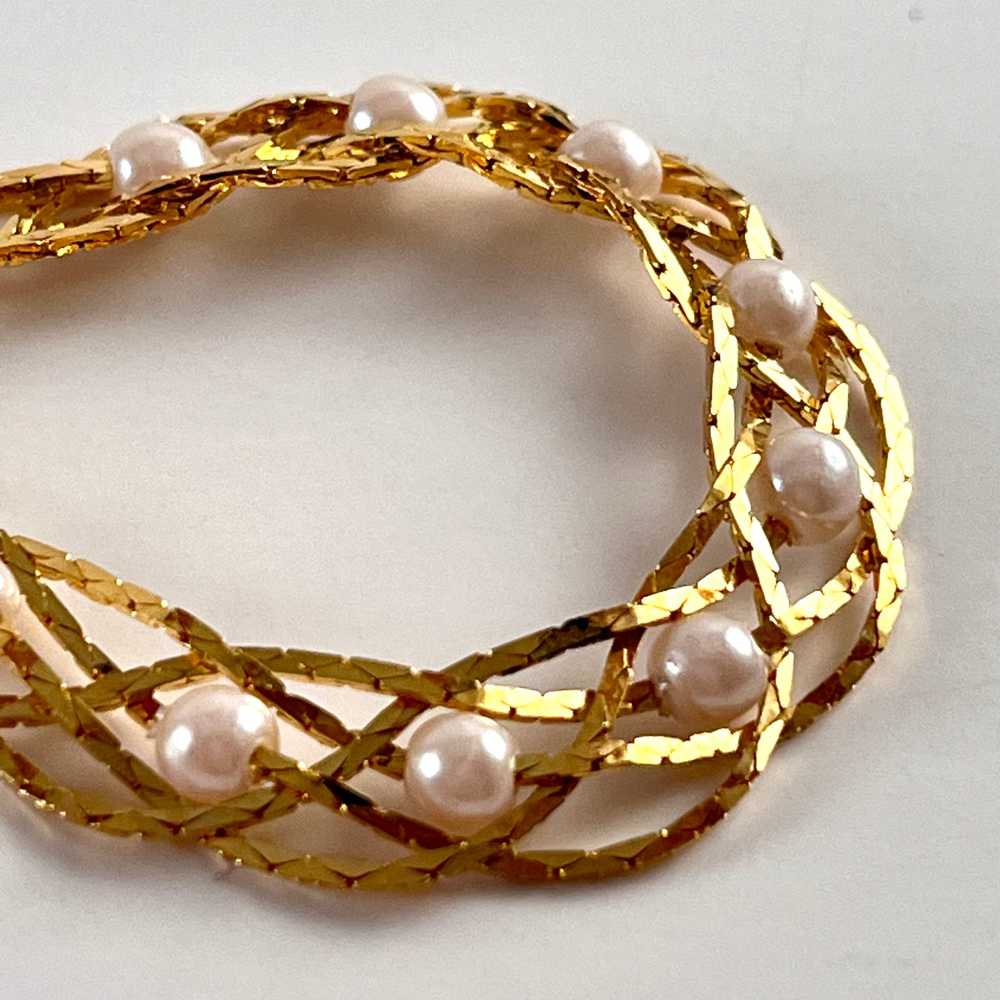 1995 Avon Pearlesque Treasures Bracelet - image 3