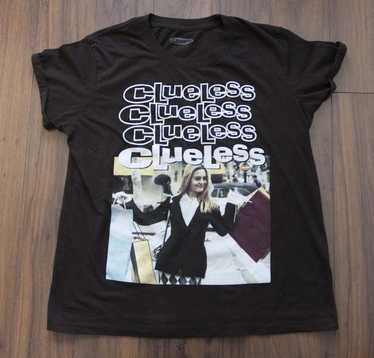 Vintage Clueless Movie Cast Screen Print Old Navy Pink T Shirt Womens Large  XL