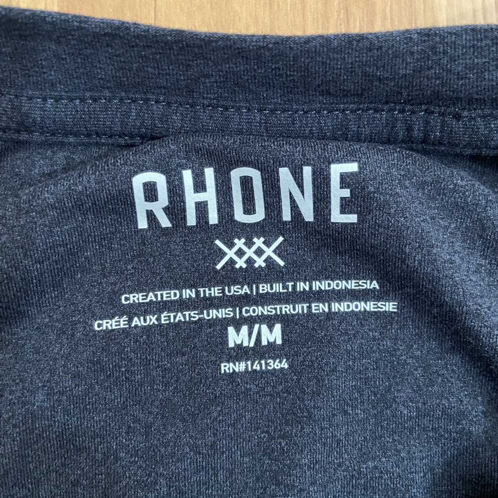 Streetwear Rhône Men’s Reign Workout Shirt Size M… - image 7