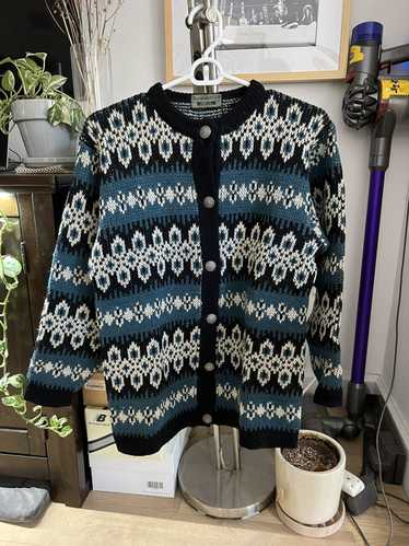 Vintage Vintage knit cardigan - image 1