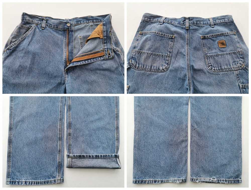 Carhartt Vintage Carhatt Denim Jeans Size 36/36x32 - image 8