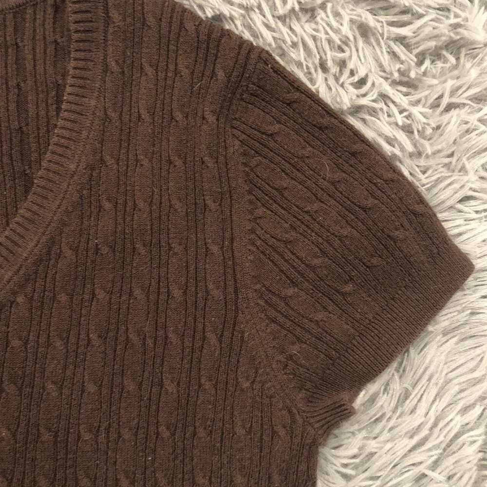 Gap Vintage Gap Brown Knit Top - image 4