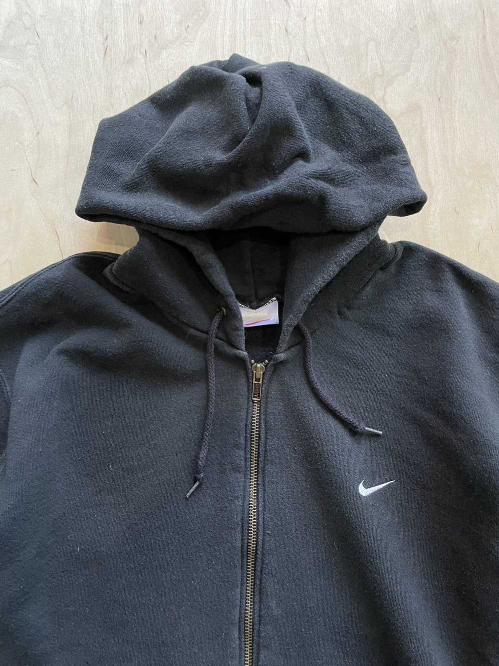 Nike × Vintage Zip Hoodie Sweatshirt Mini Swoosh … - image 2