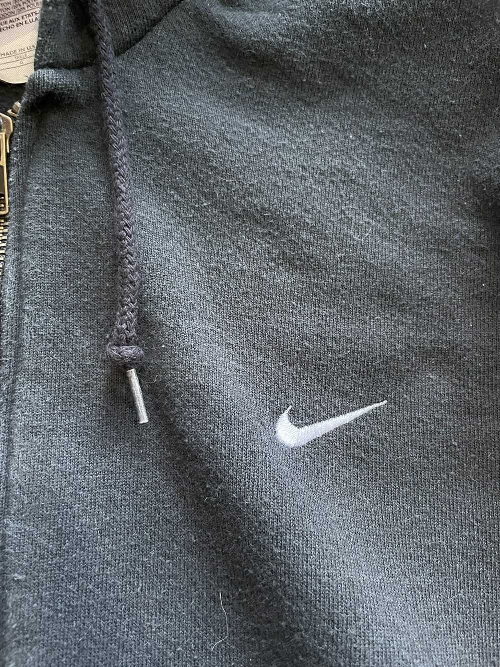 Nike × Vintage Zip Hoodie Sweatshirt Mini Swoosh … - image 5