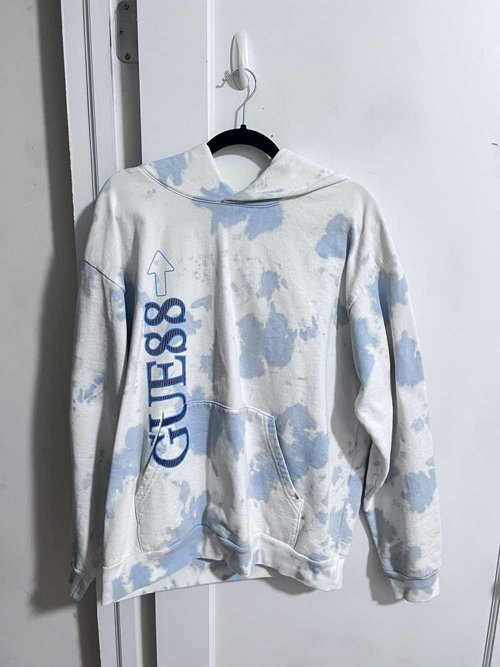 Guess Guess x 88Rising Blue Tie Dye Hoodie - image 1